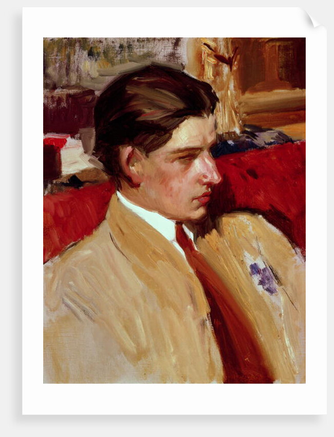 Self portrait in profile by Joaquin Sorolla y Bastida