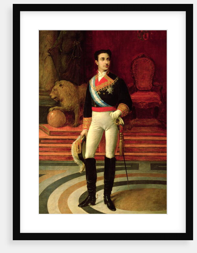 Portrait of Alfonso XII 1876 by Salvador Martinez Cubells