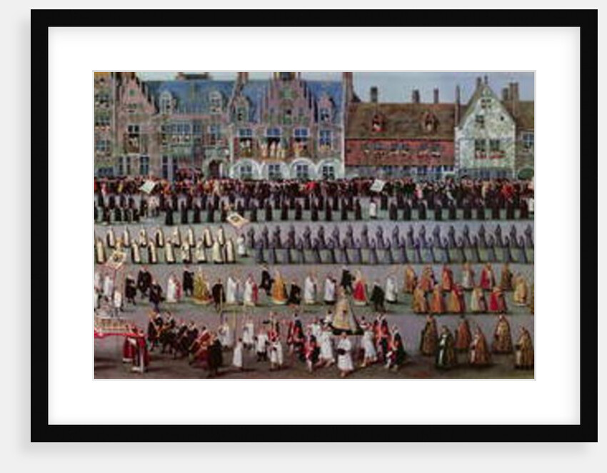The Ommegang in Brussels on 31st May 1615: Procession of Notre Dame de Sablon by Denys van Alsloot