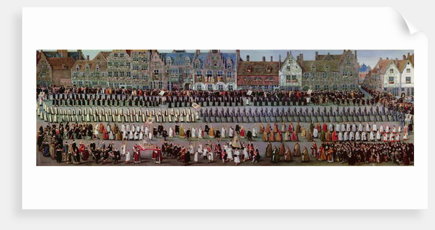 The Ommegang in Brussels on 31st May 1615: Procession of Notre Dame de Sablon by Denys van Alsloot