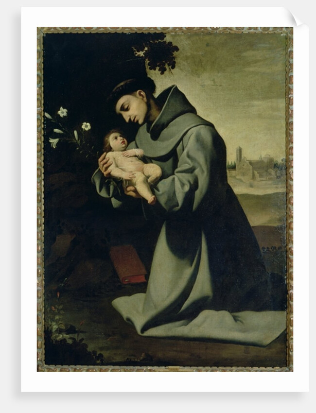 St. Anthony of Padua by Francisco de Zurbaran