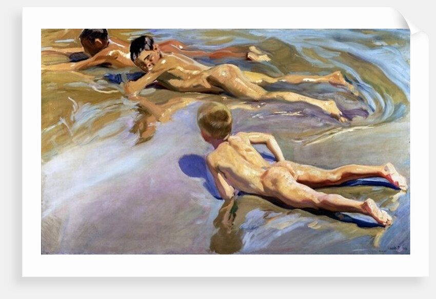 Children on the Beach, 1910 by Joaquin Sorolla y Bastida