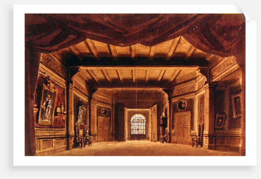 Set design for the opera 'The Barber of Seville', by Gioachino Rossini by Anonymous