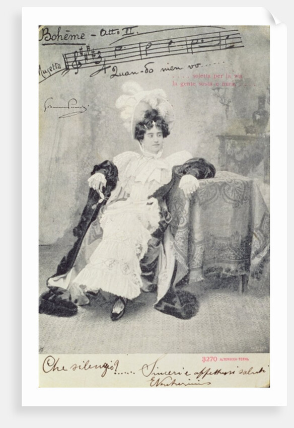 Scene from Act II of the opera La Boheme by Anonymous