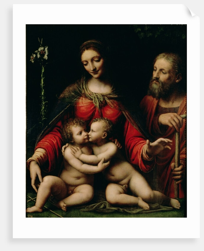 The Holy Family with the Infant St. John by Bernardino Luini