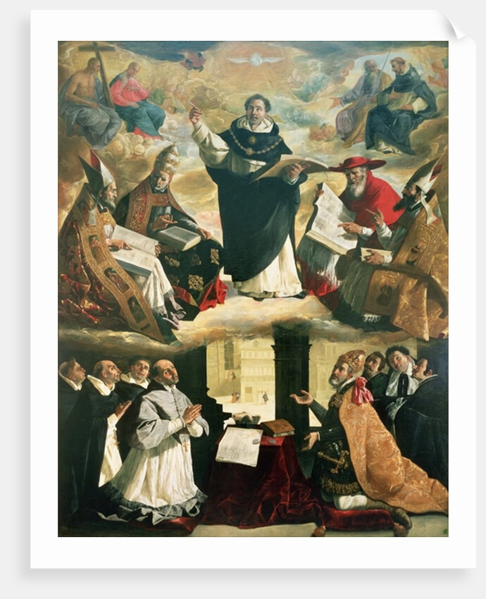 The Apotheosis of St. Thomas Aquinas, 1631 by Francisco de Zurbaran
