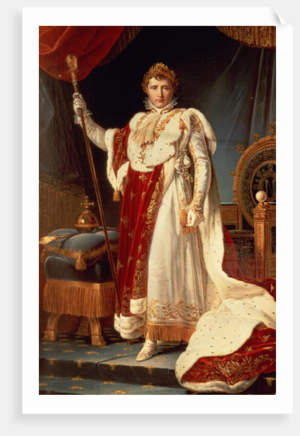 Napoleon in Coronation Robes, c.1804 by Francois Pascal Simon Baron Gerard