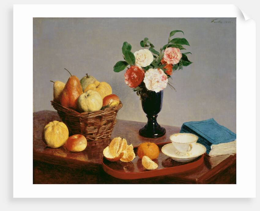 Still Life, 1866 by Ignace Henri Jean Fantin-Latour