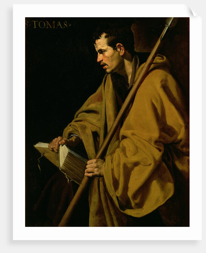 The Apostle St. Thomas, c.1619-20 by Diego Rodriguez de Silva y Velazquez