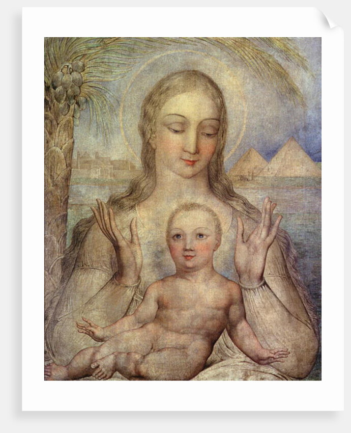 The Virgin and Child in Egypt, 1810 by William Blake