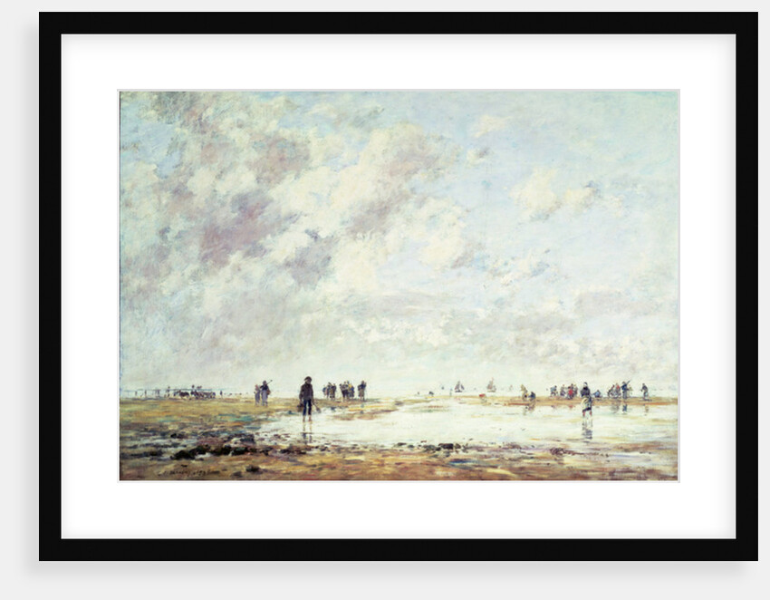 Low Tide at Etaples, 1886 by Eugene Louis Boudin