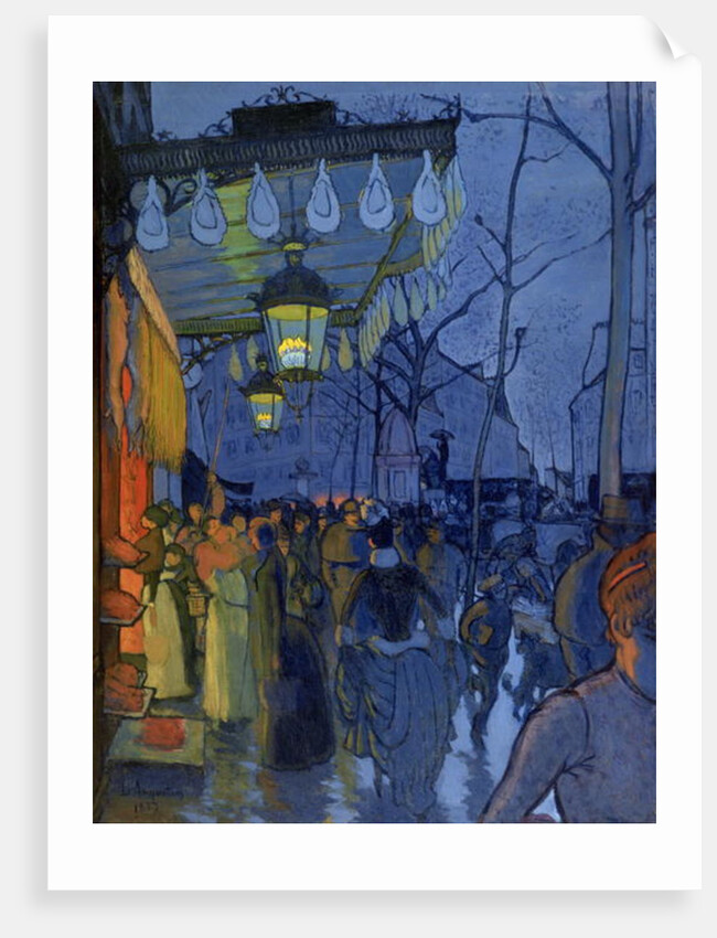 Street Scene, at Five in the Afternoon, 1887 by Louis Anquetin