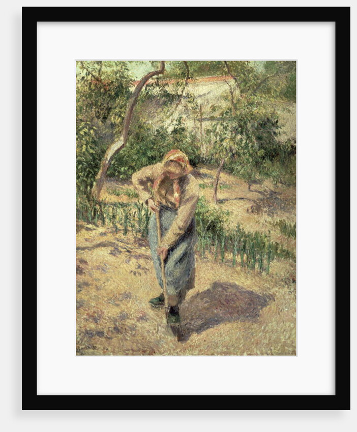 Woman Digging in an Orchard, 1882 by Camille Pissarro