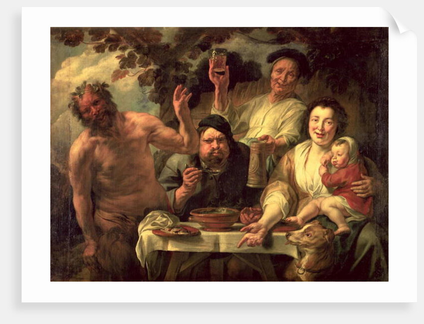 The Satyr and the Peasants by Jacob Jordaens