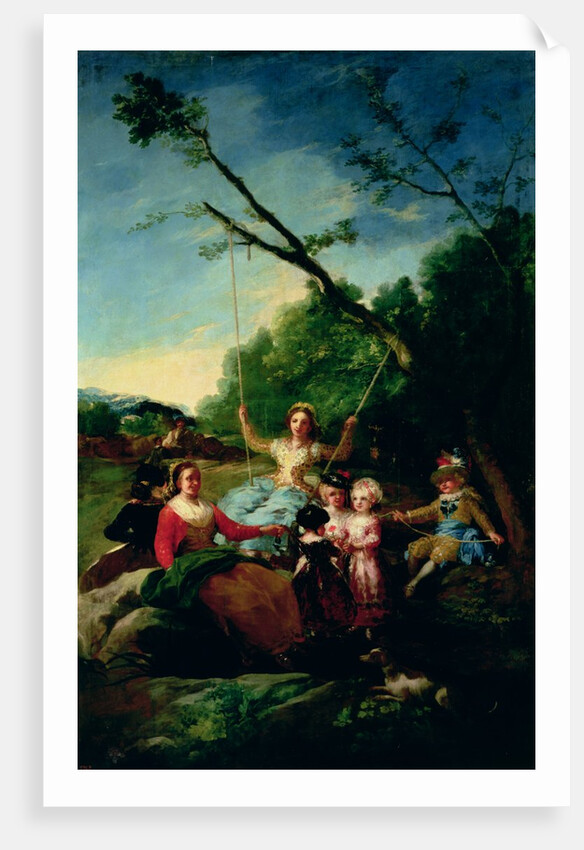 The Swing by Francisco Jose de Goya y Lucientes