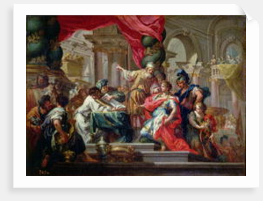 Alexander the Great in the Temple of Jerusalem, c.1750 by Sebastiano Conca