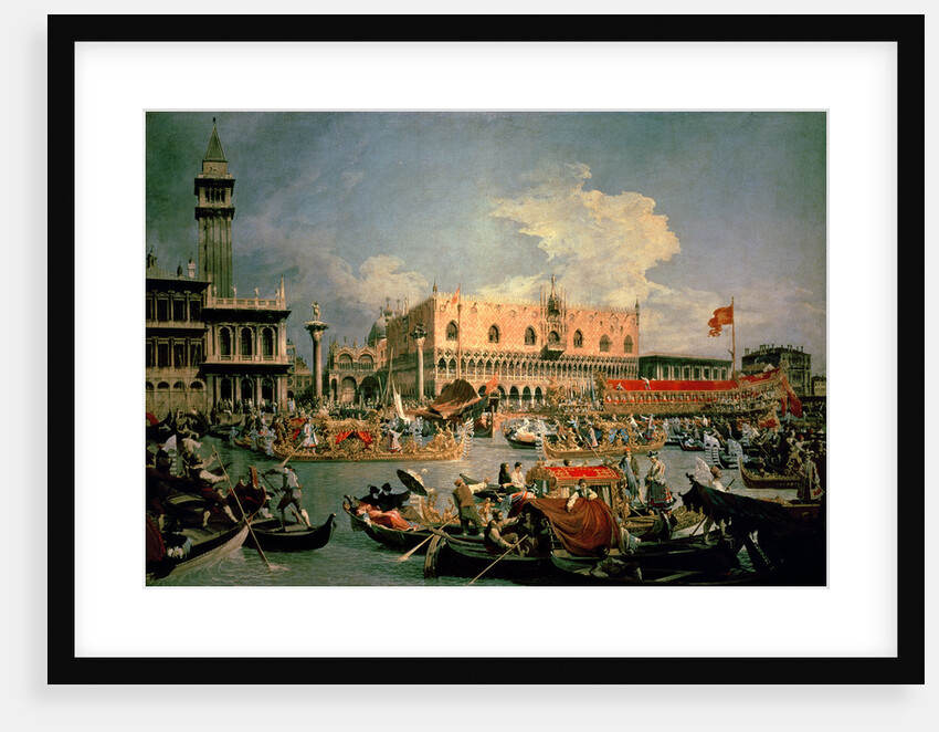 Return of the Bucintoro on Ascension Day, 1732 by Canaletto