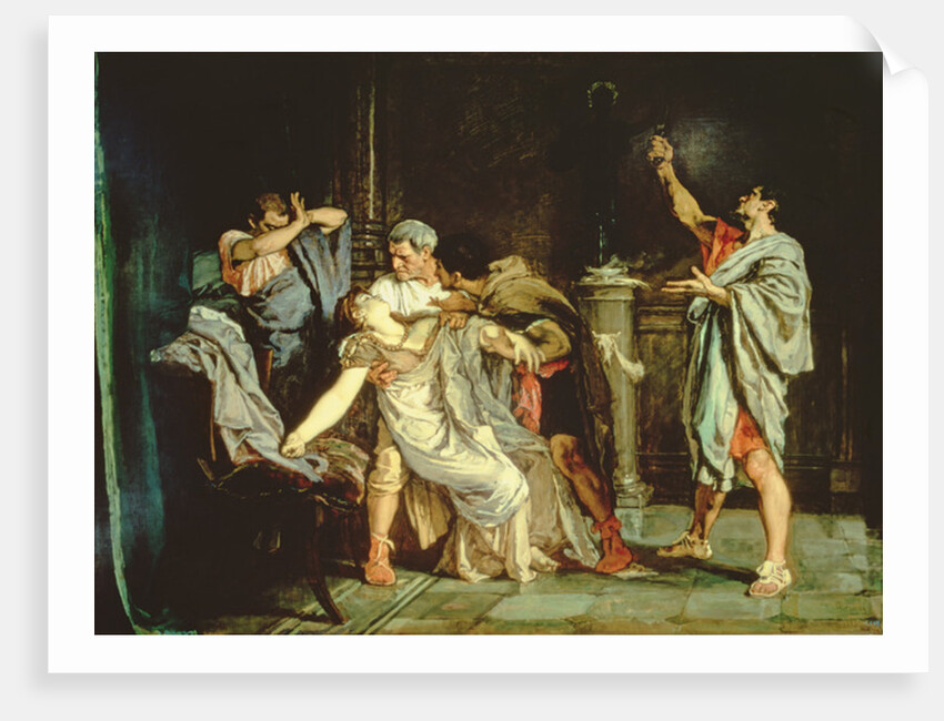 Death of Lucretia by Eduardo Rosales