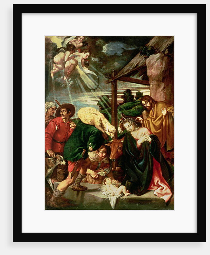 Adoration of the Shepherds, 17th century by Pedro Orrente