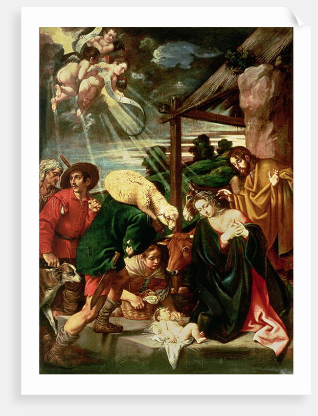 Adoration of the Shepherds, 17th century by Pedro Orrente