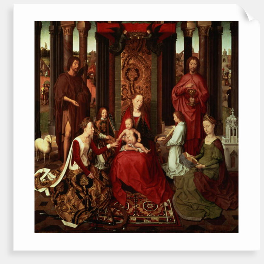 Mystic Marriage of St. Catherine and Other Saints by Hans Memling