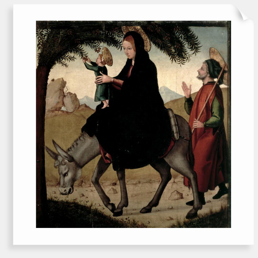 The Flight into Egypt by Juan de Borgona