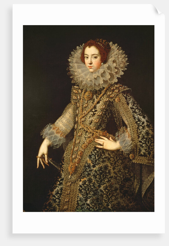 Portrait of Isabel of Bourbon, wife of Philip IV by Anonymous Anonymous