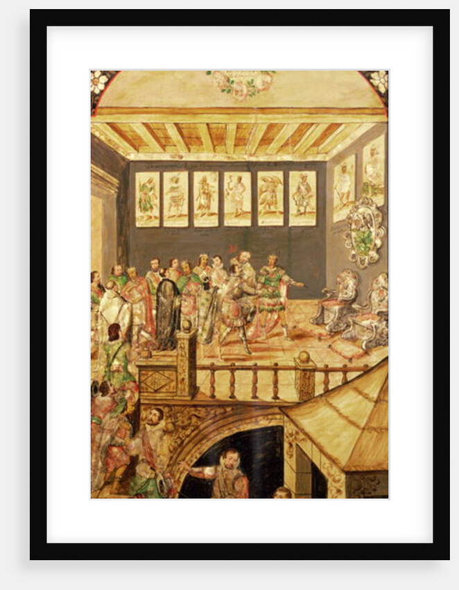 The Conquest of Mexico: the Visit of Hernando Cortes to Montezuma in 1520, 1698 by Miguel and Juan Gonzalez