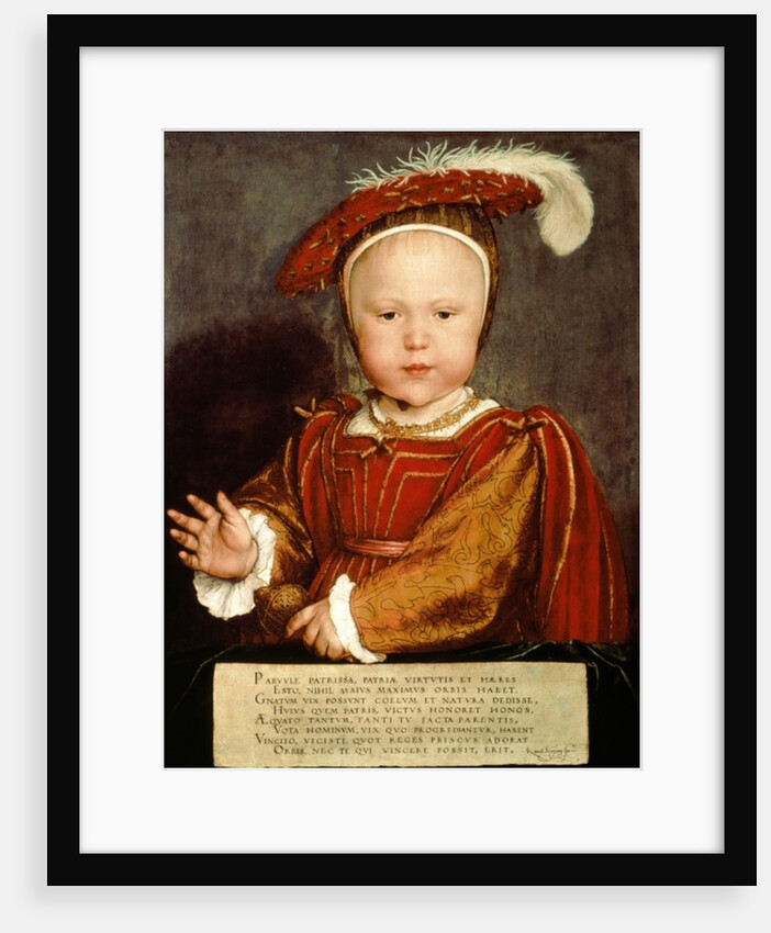 Portrait of Edward VI as a child, c.1538 by Hans Holbein the Younger