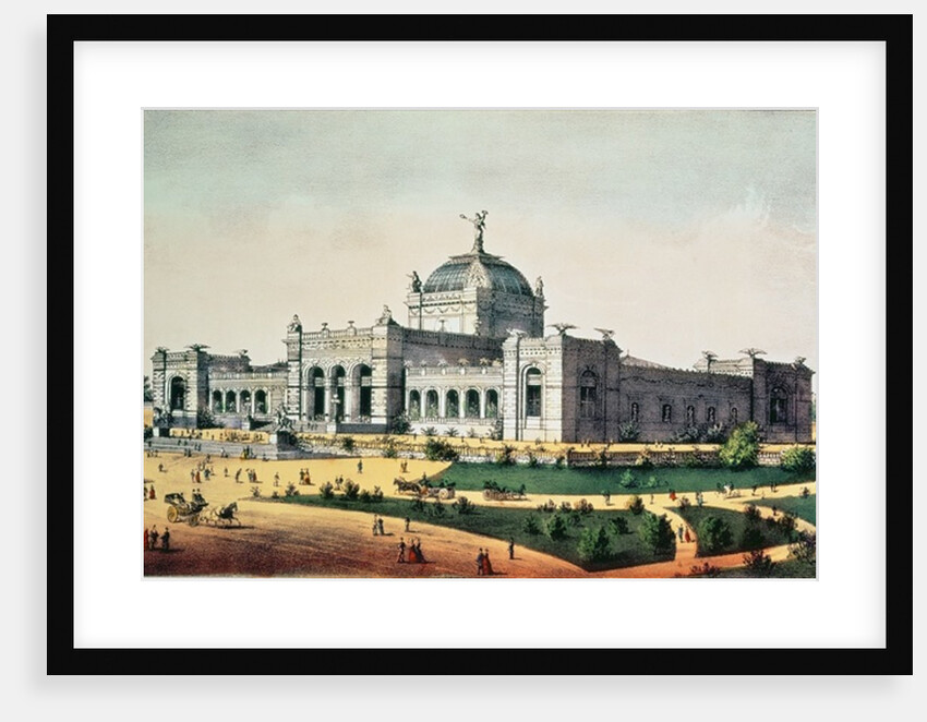 Art Gallery, Grand United States Centennial Exhibition, Fairmount Park, Philadelphia, 1876, pub. by Currier & Ives by American School