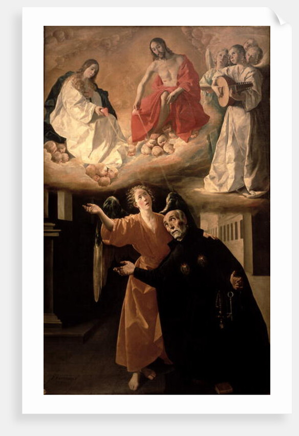The Vision of St. Alphonsus Rodriguez by Francisco de Zurbaran