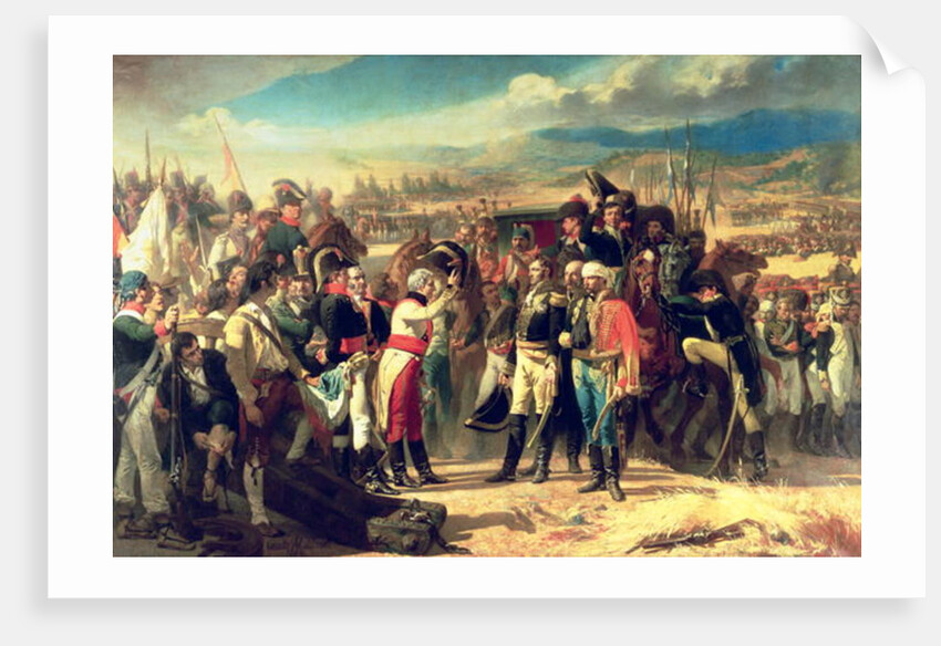 The Surrender of Bailen, 23rd July 1808 by Jose Casado del Alisal