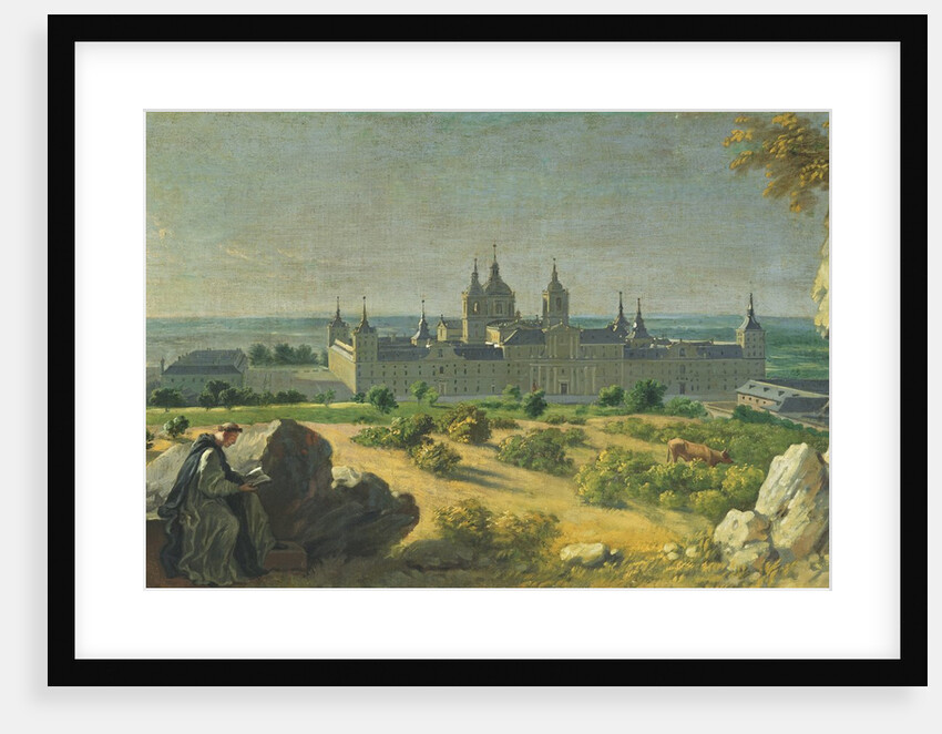 The Monastery of El Escorial by Miguel Angel Houasse