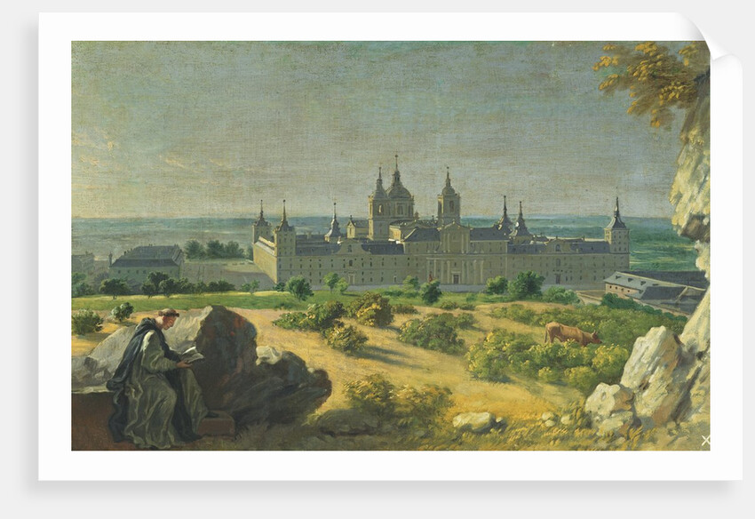 The Monastery of El Escorial by Miguel Angel Houasse