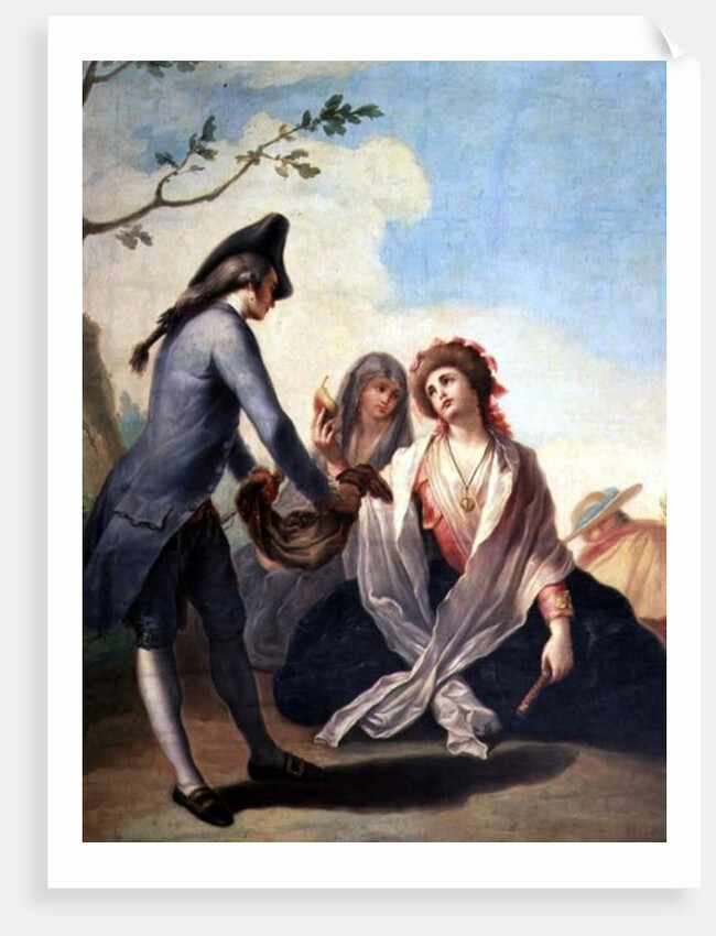 A Country Gift. c.1778 by Ramon Bayeu y Subias