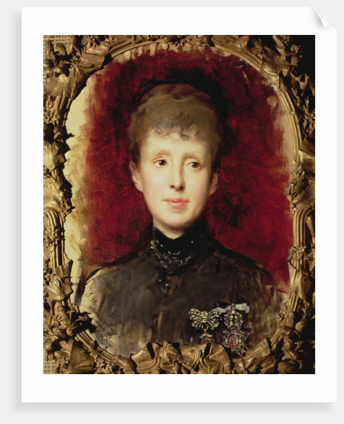 Marie Christine of Hapsburg, 1887 by Raimundo de Madrazo y Garreta