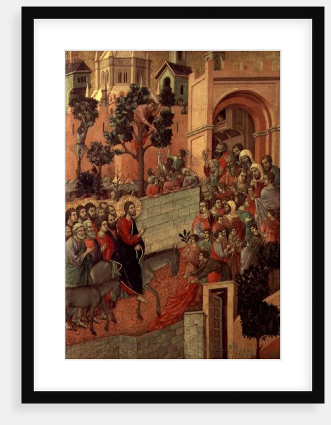 Christ's entry into Jerusalem by Duccio di Buoninsegna