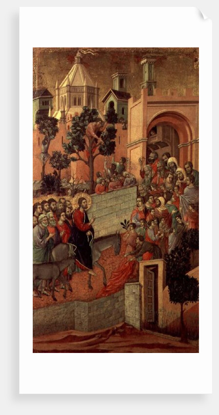 Christ's entry into Jerusalem by Duccio di Buoninsegna
