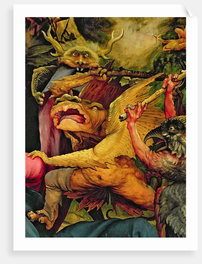 Demons Armed with Sticks by Matthias Grunewald