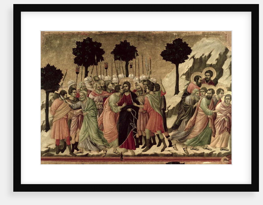 Maesta: Betrayal of Christ, 1308-11 by Duccio di Buoninsegna