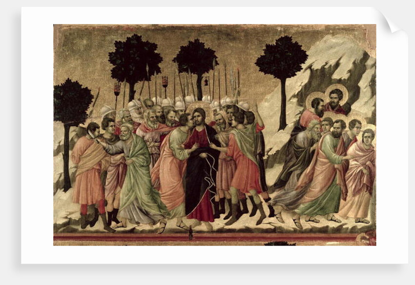 Maesta: Betrayal of Christ, 1308-11 by Duccio di Buoninsegna