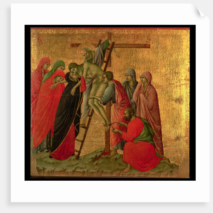 Maesta: Descent from the Cross, 1308-11 by Duccio di Buoninsegna