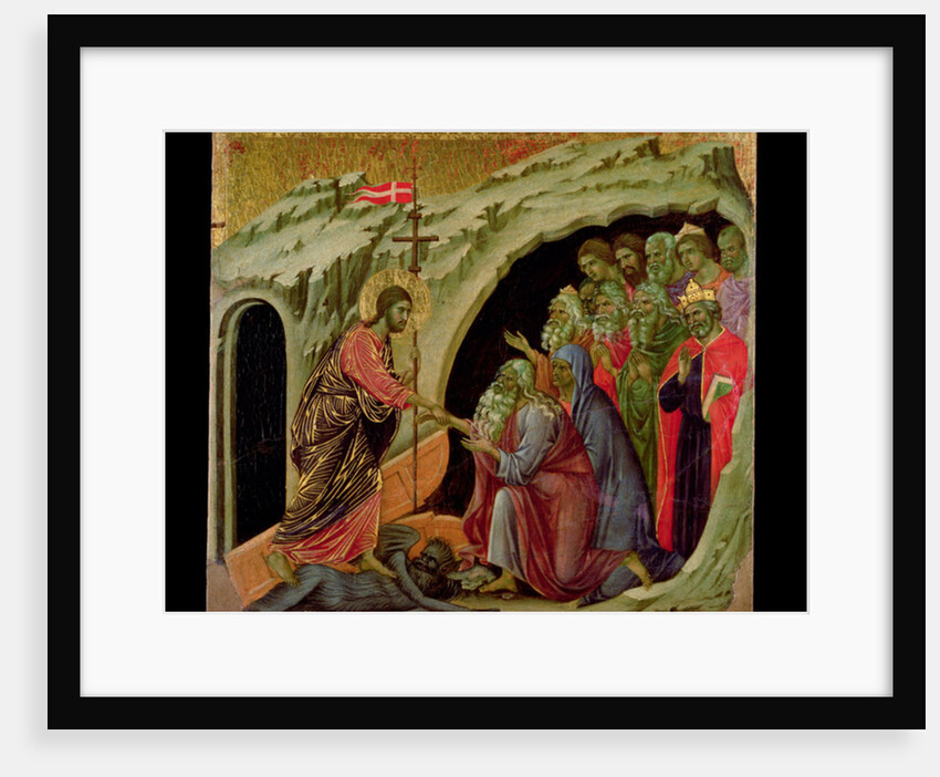 Maesta: Descent into Limbo, 1308-11 by Duccio di Buoninsegna