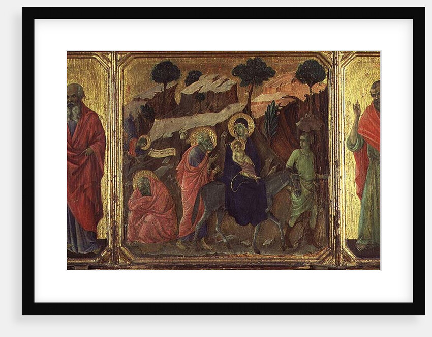 Maesta: Flight into Egypt, 1308-11 by Duccio di Buoninsegna