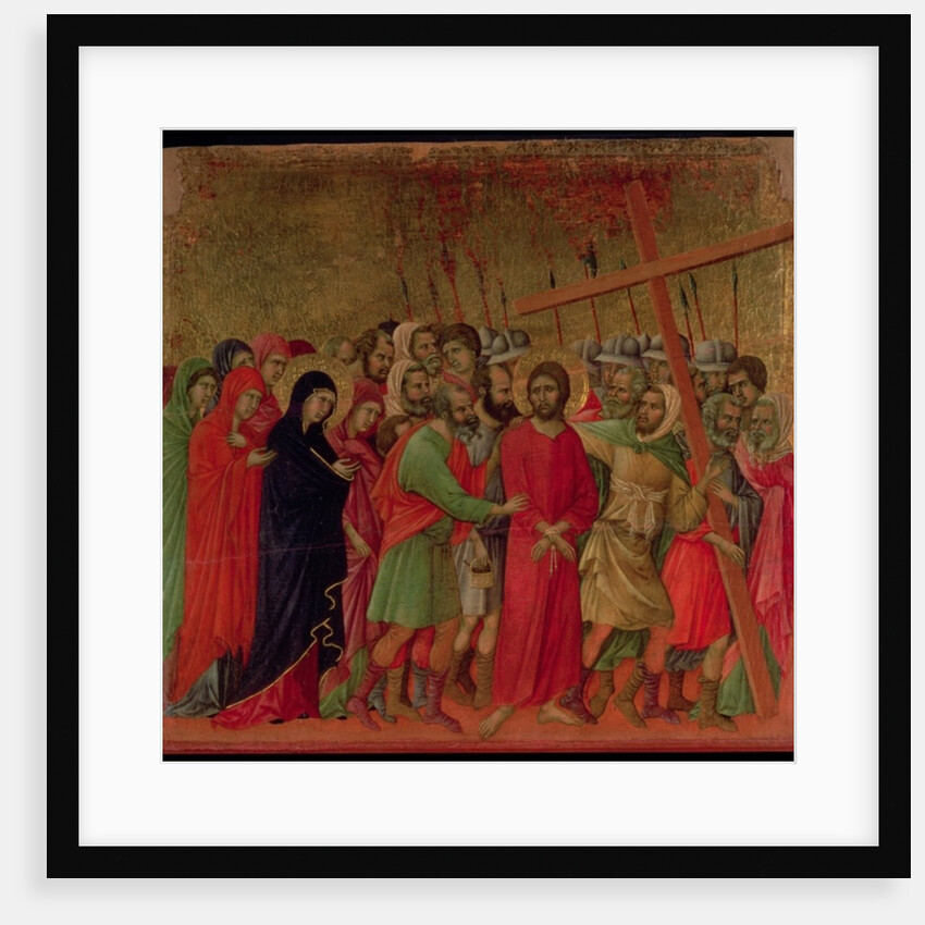 Maesta: The Road to Calvary, 1308-11 by Duccio di Buoninsegna