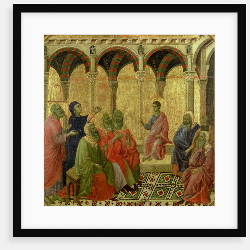 Maesta: Christ Among the Doctors, 1308-11 by Duccio di Buoninsegna