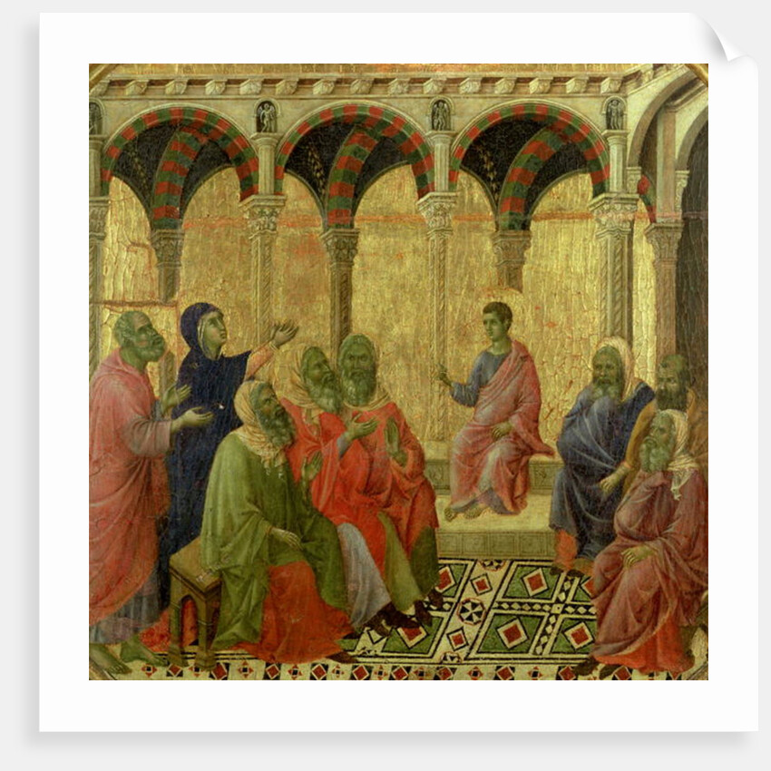 Maesta: Christ Among the Doctors, 1308-11 by Duccio di Buoninsegna