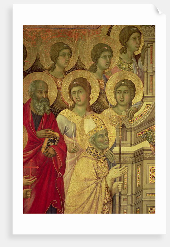 Maesta: Saints,, 1308-11 by Duccio di Buoninsegna