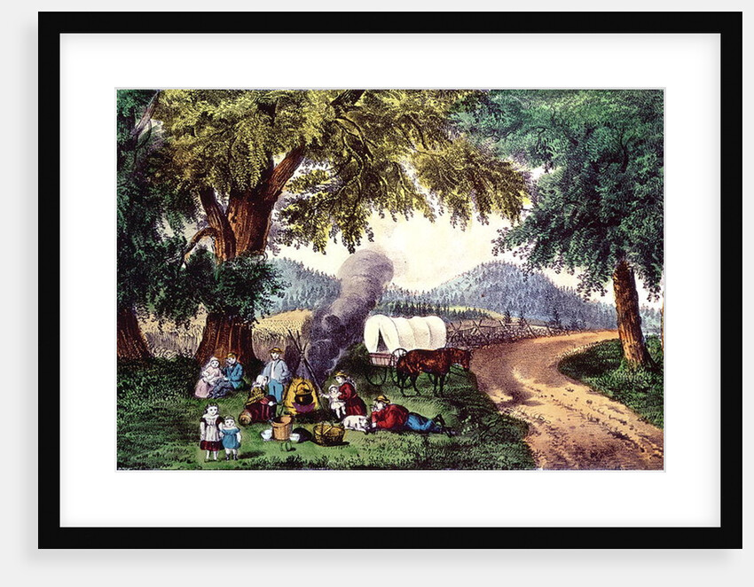 A Halt by the Wayside by N. and Ives J.M. Currier