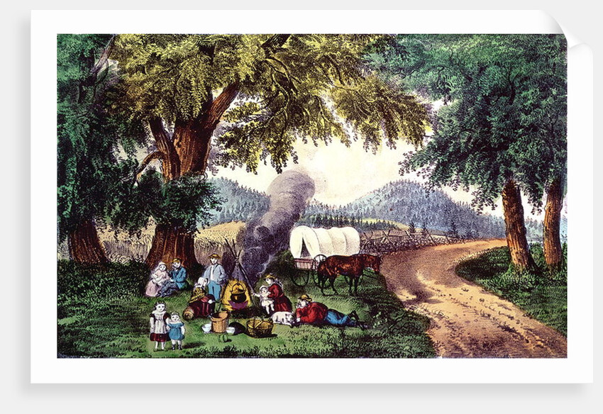 A Halt by the Wayside by N. and Ives J.M. Currier